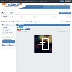 Get online best cfo kpis supports and download app