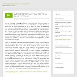 WMS Financial Planning: A Family Team