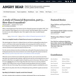 A study of Financial Repression, part 3… How does it manifest?