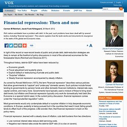Financial repression: Then and now
