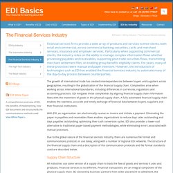 EDI in the Financial Services Industry