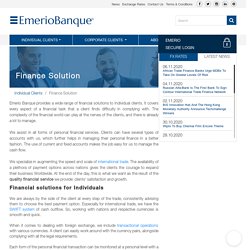 Personal banking and Finance Solution