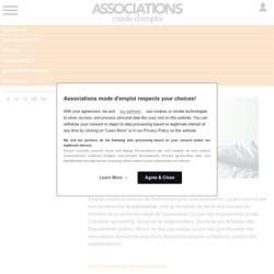 Les ressources financières de l'association - Associations Mode d'Emploi