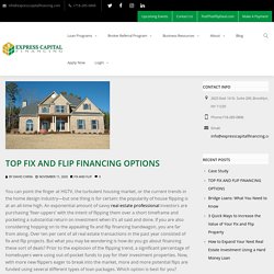 Top Fix and Flip Financing Options