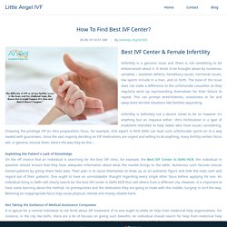 How To Find Best IVF Center? - Little Angel IVF