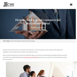 Find a good commercial real estate agent