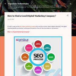 How to Find a Good Digital Marketing Company?