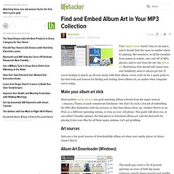Find and Embed Album Art in Your MP3 Collection