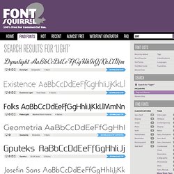 Find Free Fonts