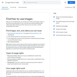 Find images on Google that you can reuse - Search Help