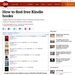 How to find free Kindle books