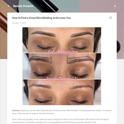 How to Find a Great Microblading Artist near You