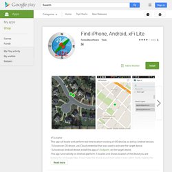 Find iPhone, Android, xFi Lite