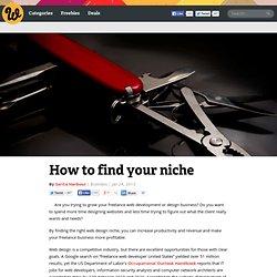 How to find your niche