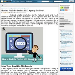 How to Find the Perfect SEO Agency for You? by Lunatic Devs