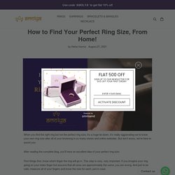 Tips to Select Perfect Size of Diamond Ring at Home