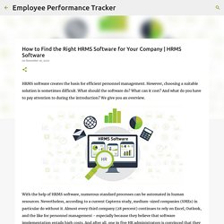 How to Find the Right HRMS Software for Your Company