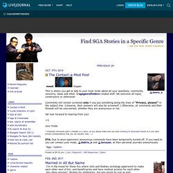 Find SGA Stories in a Specific Genre