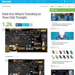 Social Dashboard Lets You Find Out What's Trending in Your City