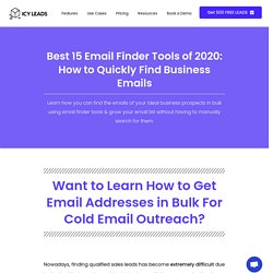 Best 15 Email Finder Tools of 2020: How to Quickly Find Business Emails