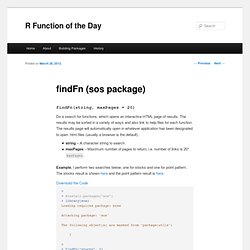 findFn (sos package)