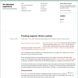 Finding experts: Brian Ludmer