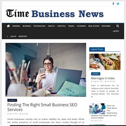 Finding The Right Small Business SEO Services