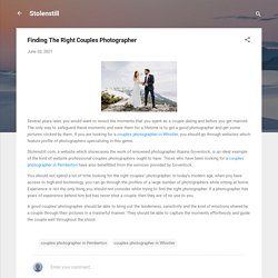 Finding The Right Couples Photographer
