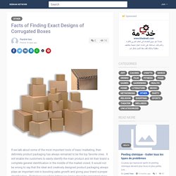Facts of Finding Exact Designs of Corrugated Boxes