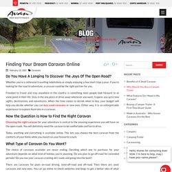 Finding Your Dream Caravan Online