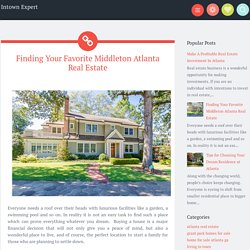 Finding Your Favorite Middleton Atlanta Real Estate
