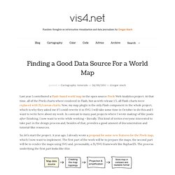 Finding a Good Data Source For a World Map