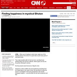 Finding happiness in mystical Bhutan