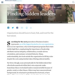 Finding hidden leaders