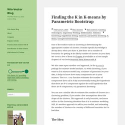 Finding the K in K-means by Parametric Bootstrap – Win-Vector Blog