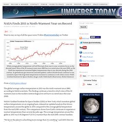 NASA Finds 2011 is Ninth-Warmest Year on Record