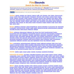 Sound Types in French