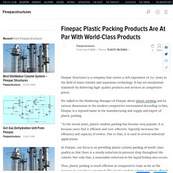 Finepac Plastic Packing Products Are At Par With World-Class Products
