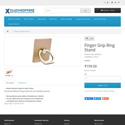 Finger Grip Ring Stand