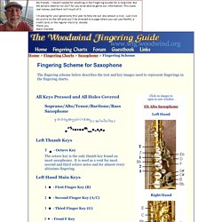 Fingering Scheme for Saxophone - The Woodwind Fingering Guide