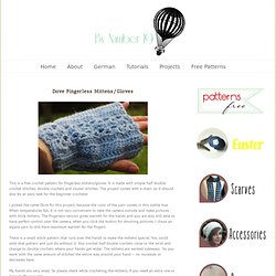 Fingerless Mittens Gloves: Free Crochet Pattern
