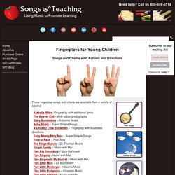 Fingerplays for Young Children: Songs for Teaching