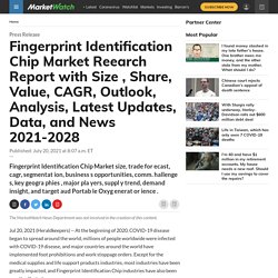 Fingerprint Identification Chip Market Reearch Report with Size , Share, Value, CAGR, Outlook, Analysis, Latest Updates, Data, and News 2021-2028