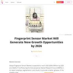 Fingerprint Sensor Market Will Generate New Growth Opportunities by 2026 - Shashie Pawar