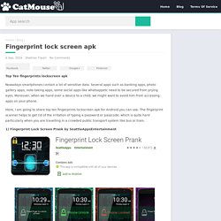 Fingerprint lock screen apk - Best free online APK file download site