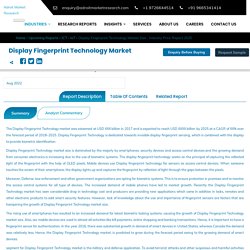 Display Fingerprint Technology Market Size