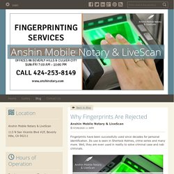 Why Fingerprints Are Rejected