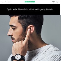 Sgnl - Make Phone Calls with Your Fingertip by Innomdle Lab