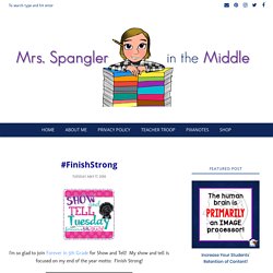 #FinishStrong - Mrs. Spangler in the Middle