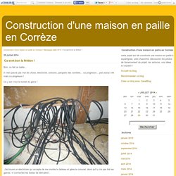 Ca sent bon la finition ! - Construction d'une maison en paille en Corrèze